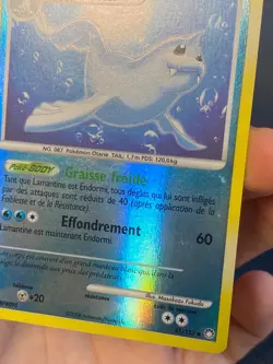 CARTE POKEMON LAMANTINE 45/123 FR REVERSE DP TRESORS MYSTERIEUX - EXC/NM - Image 3