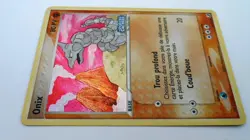 carte pokemon onix 65 /115 reverse holo 2006 logo ex forces cachees - Image 3