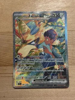 2025 Pokemon Journey Together Special Illustration Rare Hop's Zacian ex 186/159 - Image 1
