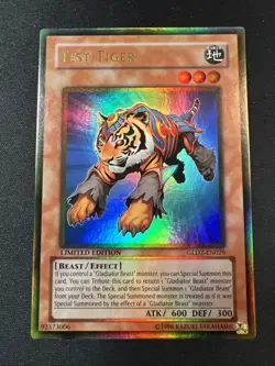 Yu-Gi-Oh! Test Tiger (NM) GLD2-EN029 Gold Series 2 Gold Rare - Image 1
