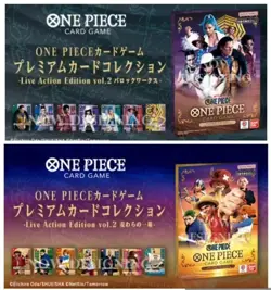 One Piece Gioco di Carte Premium Collezione Carte Live Action Vol. 2, 2 Volumi! - Image 1