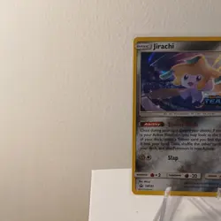 Pokemon TCG Jirachi Sun & Moon Team Up SM161 Stamped Promo Card - Image 3