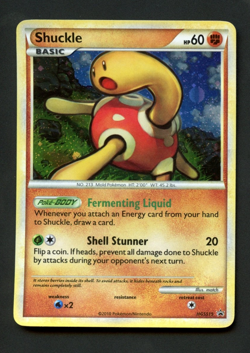 Shuckle HGSS15 Moderately Played Holo Black Star Promo Pokemon Card - Image 1