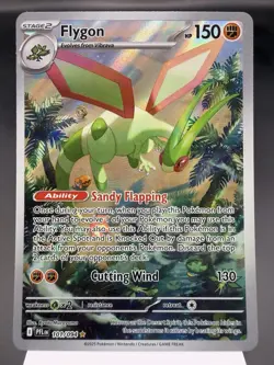 Flygon 101/094 - Illustration Rare - Phantasmal Flames Pokemon Card MINT - Image 1