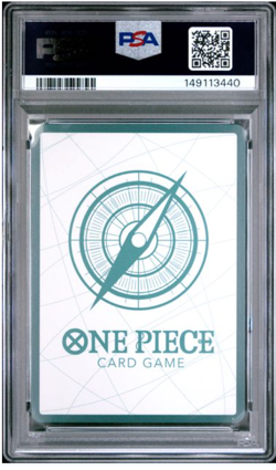 2026 ONE PIECE OP14-EB04-THE AZURE SEA'S SEVEN DRACULE MIHAWK DON!! CARD PSA 10 - Image 2