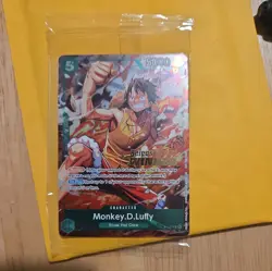 Bandai One Piece Card Game Monkey.D.Luffy P-135 Release Event Winner Foil 5000 - Image 1