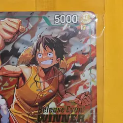 Bandai One Piece Card Game Monkey.D.Luffy P-135 Release Event Winner Foil 5000 - Image 4