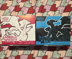 Pokemon TCG Black Bolt & White Flare Pokemon Center ETB Brand New And Sealed ✅ - Image 1