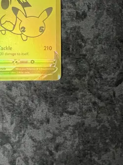 Pikachu V Full Art Gold SWSH145 Pokemon Celebrations Black Star Promo NM - Image 4