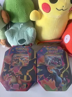 Pokemon Mega Charizard X & Y Ex Tins Brand New & Sealed ✅ - Image 1