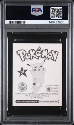 PSA 6 EX/MT 1999 MERLIN POKEMON 187 GENGAR - Image 4