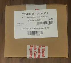 Pokemon ME04 Mega Evolution Chaos Rising Sleeved Booster Pack Case 144 - Sealed - Image 1