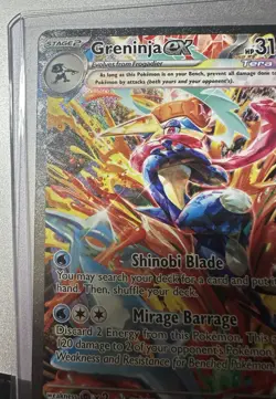 2024 POKEMON GRENINJA EX TWILIGHT MASQUERADE SPECIAL ILLUSTRATION #214/167! MINT - Image 3