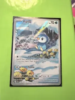 Pokemon TCG Piplup 098/094 ME02: Phantasmal Flames Illustration Rare NM - Image 1