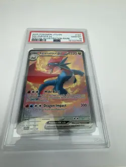 Pokemon Journey Together 187/159 Salamence ex PSA 10 SIR Special Illustration - Image 1