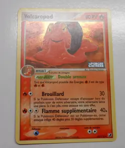 pokemon carte Volcaropod holo 80 PV 41/115 ex forces cachees TBE (2006 - Image 1