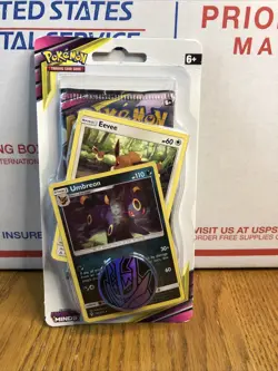 POKEMON SUN & MOON UNIFIED MINDS BLISTER PACK UMBREON AND EEVEE SEALED - Image 1