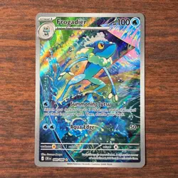 Pokemon TCG Frogadier 089/086 Me04: Chaos Rising Holo - Image 1