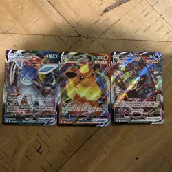 Eeveelution Pokemon Evolving Skies Umbreon, Glaceon, and Flareon VMAX - Image 1