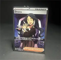Pokemon Drasna Trainer Supporter Ultra Rare Full Art Holo 231/203 English 2021 - Image 1