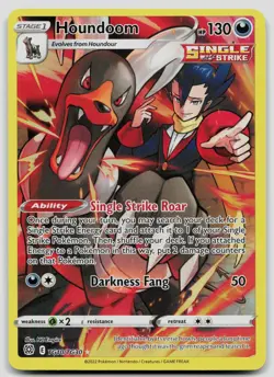 Houndoom TG10/TG30 Brilliant Stars Trainer Gallery Pokemon NM - Image 1
