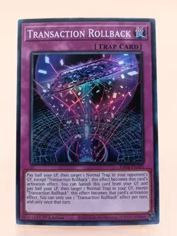 Yugioh! Transaction Rollback - RA04-EN105 - Super Rare - 1st Edition Near Mint, - Image 1