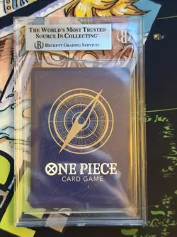 One Piece Card Game OP10-005 Sanji Alt Art BGS 9 MT English - Image 2