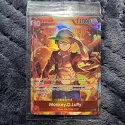 Monkey D. Luffy SR ST10-006 - Treasure Booster Promo - One Piece TCG (Sealed) NM - Image 1