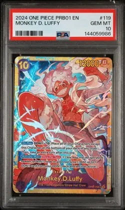 2024 Monkey D Luffy One Piece PRB01 EN PSA 10💎 - Image 3