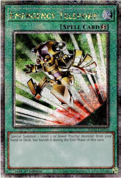 Yugioh! - Emergency Teleport - RA02-EN053 - Quart. Century Rare - NM/M - Image 1