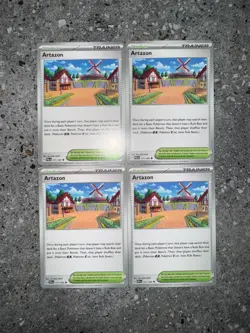 Pokemon TCG Cards 4x (=Playset) Artazon 171/193 Paldea Evolved NM-M - Image 3