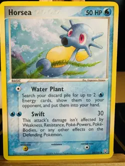 Horsea 58/109 Common [NM] [Team Rocket Returns] (2004) Pokemon Card - Image 1