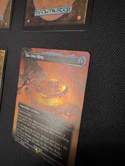 MTG Magic the One Ring Lord of the Rings LOTR Scene Foil Card #451 (some dents) - Image 1