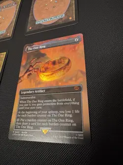 MTG Magic the One Ring Lord of the Rings LOTR Scene Foil Card #451 (some dents) - Image 2