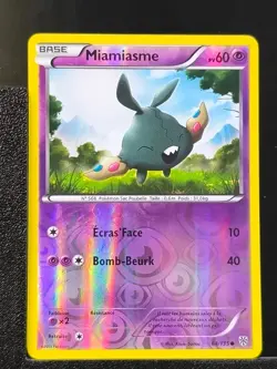 Pokemon Card Miamiasm 64/135 Reverse Black and White NB 08 Storm Plasma - Image 2