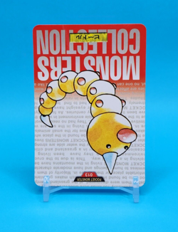 Pokemon Card Japanese - Weedle No. 013 - Bandai Carddass - Red - Image 2