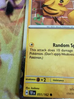 Pikachu Pokemon Day 2026 051/162 30th Anniversary Promo Pokemon TCG - Image 3