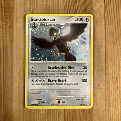 Staraptor - 16/130 - Holo Rare Diamond & Pearl Pokemon MP - Image 1
