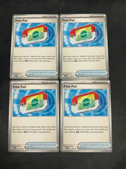 4x Poke Pad 081/088 - Perfect Order - Common Pokemon TCG - NM - Playset - Image 1