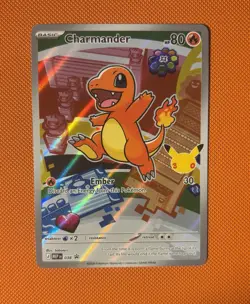 Pokemon TCG Charmander 038 Promo First Partner Illustrated Collection Near Mint - Image 1