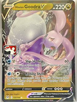 Goodra V Pokemon Prize Pack Series 3 Promo Pokemon Card NM Play Stamp - Image 1
