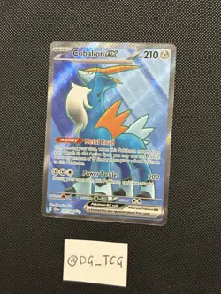 Pokemon Chaos Rising - Cobalion Ex - 103/086 - Full Art Rare - M/NM - Image 4