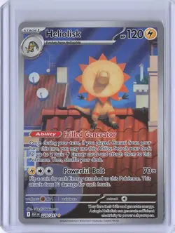Pokemon TCG Heliolisk Holo Illustration Rare ME: Ascended Heroes 229/217 - Image 1
