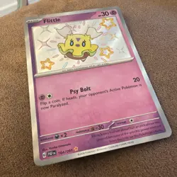 Pokemon - Flittle - Paldean Fates - 164/091 - Near Mint - Shiny Rare - Image 1