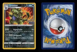 REVERSE HOLO TYRANITAR RARE HOLO 043/078 NM POKEMON - Image 3