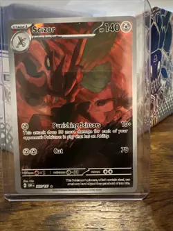Pokemon TCG Scizor 205/197 Obsidian Flames Scarlet & Violet Illustration ENGLISH - Image 1
