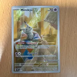 Mimikyu - SVP075 - Pokemon Center Stamp Black Star Promo - Pokemon TCG Card - Image 1