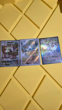 Pokemon Scarlet&Violet Ralts,Kirlia, And Gardevoir Sir Full Art Evolution Set - Image 1