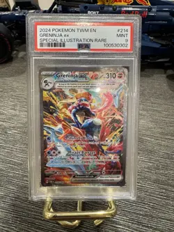 Pokemon Greninja ex 214/167 Sv06 Special Illustration Rare 2024 - Image 1