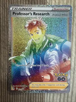 Professor's Research - 084/078 - Pokemon Go Sword & Shield Secret Rare Card NM - Image 1